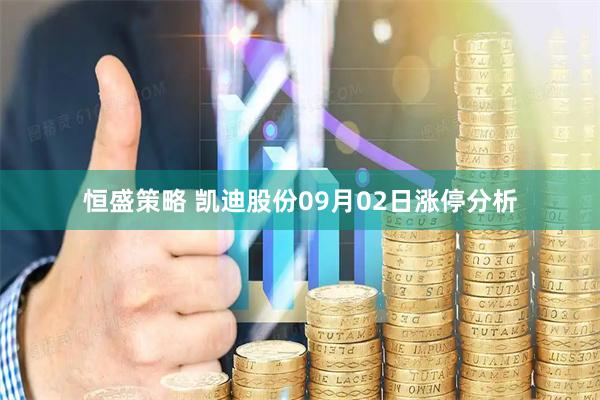 恒盛策略 凯迪股份09月02日涨停分析