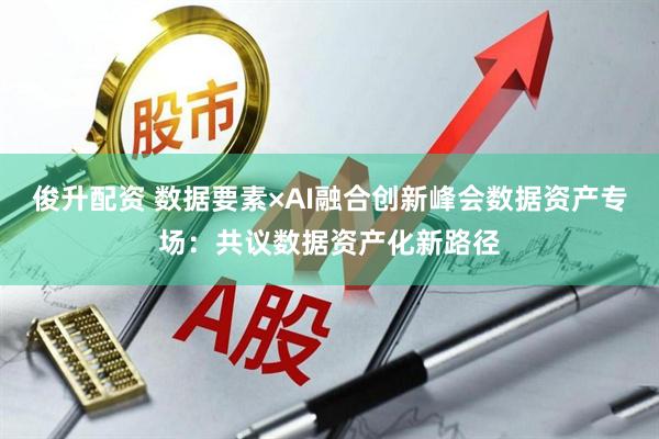 俊升配资 数据要素×AI融合创新峰会数据资产专场：共议数据资产化新路径